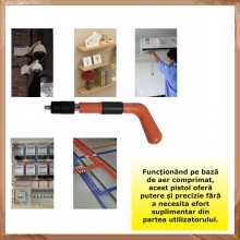 Mini Pistol SIKS Manual Pentru Fixarea Cuielor Pe Perete, Lungime 30 cm, Calibru 7.3 cm, Pneumatic, Accesorii, Ochelari De Pr... Mini Pistol SIKS Manual Pentru Fixarea Cuielor Pe Perete, Lungime 30 cm, Calibru 7.3 cm, Pneumatic, Accesorii, Ochelari De Pr...