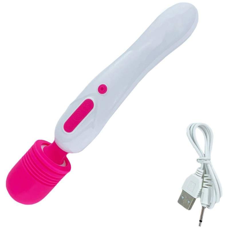 Vibrator Cu Cap Flexibil Pentru Stimulare Clitoris SIKS, Capat De Silicon, 10 moduri de vibratie, Masaj, Rezistent la apa, di...