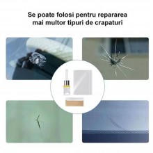 Set 2 Kituri Solutie Reparat Fisuri Parbriz SIKS Cu Adeziv Lichid Pentru Crapaturi Sau Ciobituri, Uscare Rapida, 5 Folii Incluse Set 2 Kituri Solutie Reparat Fisuri Parbriz SIKS Cu Adeziv Lichid Pentru Crapaturi Sau Ciobituri, Uscare Rapida, 5 Folii Incluse