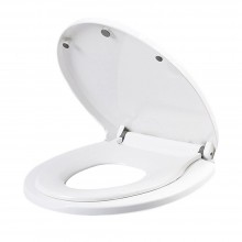 Capac WC 2 in 1 Cu Reductie Pentru Copii si Adulti SIKS, Inchidere Soft Close, Reductor Cu Prindere Magnetica, Plastic Durabi...
