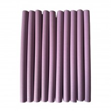 Set 10 Bigudiuri SIKS, flexibile si confortabile, numarul 2, culoarea LILA