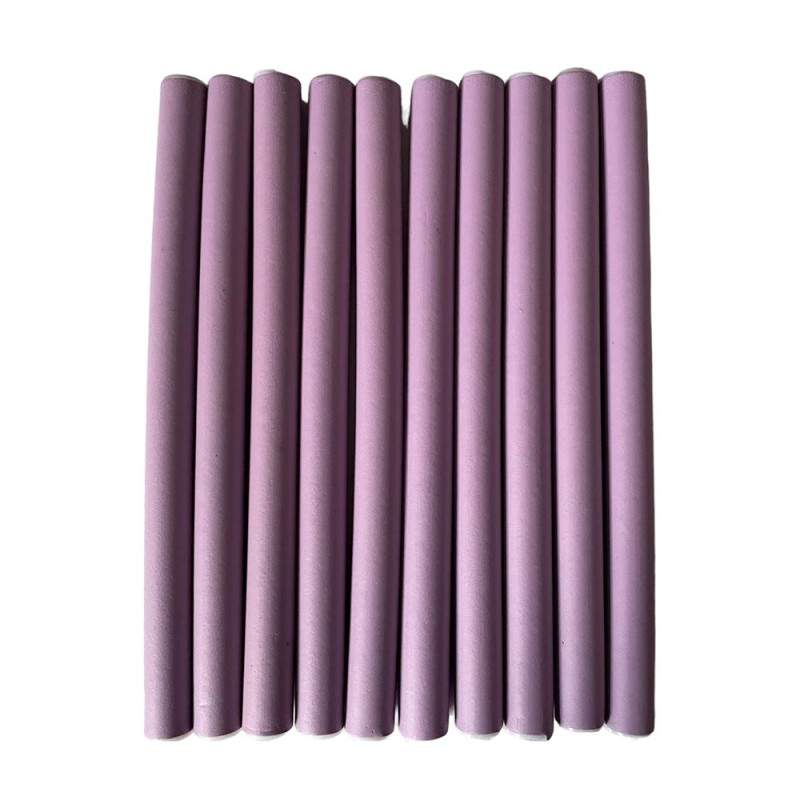 Set 10 Bigudiuri SIKS, flexibile si confortabile, numarul 2, culoarea LILA Set 10 Bigudiuri SIKS, flexibile si confortabile, numarul 2, culoarea LILA