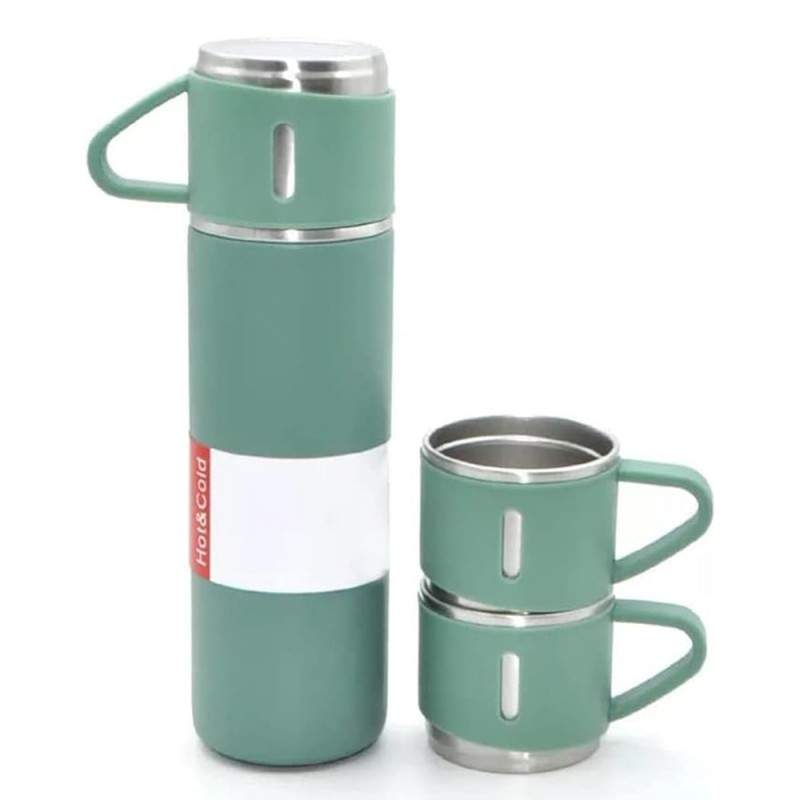 Set Sticla Termos SIKS Din Inox Cu 2 Cani Extra, Cu Perete Dublu, Inchidere Ermetica, Rezistent la Rugina si la Scurgeri, Cap... Set Sticla Termos SIKS Din Inox Cu 2 Cani Extra, Cu Perete Dublu, Inchidere Ermetica, Rezistent la Rugina si la Scurgeri, Cap...