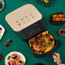 Tava De Protectie Din Silicon SIKS, Pentru Air Fryer, Universala, Pentru Friteuza, Prajit, Copt, Reutilizabila, Rotunda, 16 x...