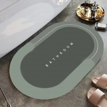 Covor de Baie Antiderapant SIKS, Model „BATHROOM”,Oval, 57.5 x 40 cm, Verde Covor de Baie Antiderapant SIKS, Model „BATHROOM”,Oval, 57.5 x 40 cm, Verde
