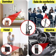 Detector Profesional Anti Spionaj SIKS K18S, Aparat Pentru Detectare Camere, Microfoane, Localizatoare GPS sau GSM, Semnale W... Detector Profesional Anti Spionaj SIKS K18S, Aparat Pentru Detectare Camere, Microfoane, Localizatoare GPS sau GSM, Semnale W...