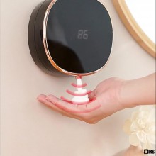 Dispenser Electric SIKS Automat De Sapun Cu Afisaj Si Senzor De Miscare, Dozator Fara Atingere, 3 Trepte Viteza, Display Mult...