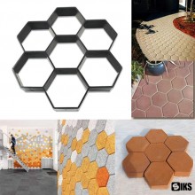 Matrita Cu Contur SIKS pentru Turnat Pavaj din Beton Amprentat Sau Piatra Decorativa, Sablon Forma Imitatie Naturala , Stampa...