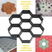 Matrita Cu Contur SIKS pentru Turnat Pavaj din Beton Amprentat Sau Piatra Decorativa, Sablon Forma Imitatie Naturala , Stampa...