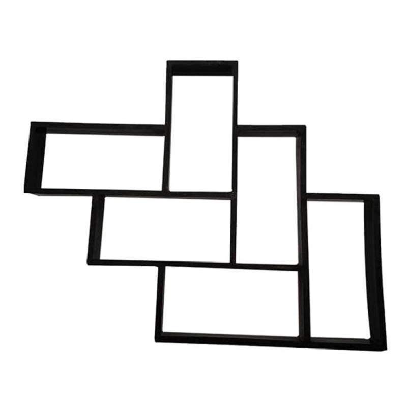 Matrita Cu Contur SIKS pentru Turnat Pavaj din Beton Amprentat Sau Piatra Decorativa, Sablon Forma Imitatie Naturala , Stampa...