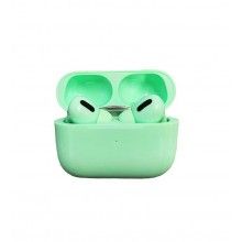Casti Wireless PRO verde cu design ergonomic, Bluetooth V5.0+, compatibile cu Android, iOS, raza de actiune 15m, sunet 3D, contr