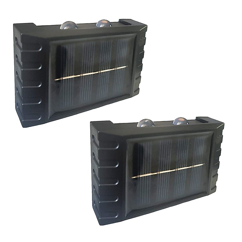 Set 2 Lampi Solare Decorative SIKS De Perete / Gradina, 4 LED SMD, Cu Senzor Lumina, Buton On/Off, Rezistente La Apa IP65, 20... Set 2 Lampi Solare Decorative SIKS De Perete / Gradina, 4 LED SMD, Cu Senzor Lumina, Buton On/Off, Rezistente La Apa IP65, 20...