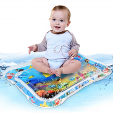 Saltea Gonflabila SIKS Cu Apa Tip Centru De Activitati Pentru Bebelusi, Tematica Ocean, PVC, Interactiva Cu Pesti Miscatori, ...