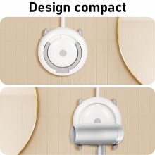 Suport Rotativ SIKS Pentru Uscatorul De Par, Unghi Reglabil, Rotație De 360 De Grade, Autoadeziv, Rezistenta Puternica, 127 x 40 Suport Rotativ SIKS Pentru Uscatorul De Par, Unghi Reglabil, Rotație De 360 De Grade, Autoadeziv, Rezistenta Puternica, 127 x 40