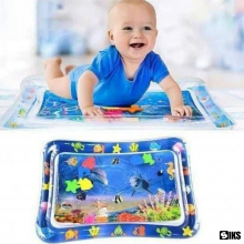 Saltea Gonflabila SIKS Cu Apa Tip Centru De Activitati Pentru Bebelusi, Tematica Ocean, PVC, Interactiva Cu Pesti Miscatori, ...