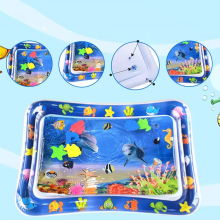 Saltea Gonflabila SIKS Cu Apa Tip Centru De Activitati Pentru Bebelusi, Tematica Ocean, PVC, Interactiva Cu Pesti Miscatori, ...