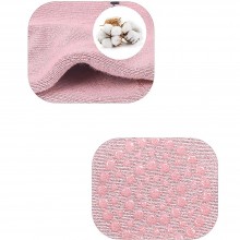 Genunchiere SIKS Din Bumbac Pentru Bebelusi, Pentru Protectie Zgarieturi, Cu Silicon, Antialunecare, Marime Unica 0-36 Luni, Roz