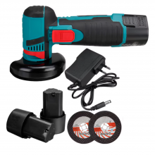 Mini Flex Electric Portabil SIKS Cu Acumulator, Polizor Unghiular Cu Disc 76 MM, Design Compact, Autonomie Mare, 750W, 2 Acum...