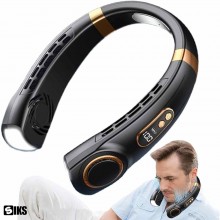 Mini Ventilator Portabil SIKS pentru Gat, Reincarcabil USB-C, Autonomie Mare, Ultra-Silentios, Flux 360°, Intensitate Reglabi...