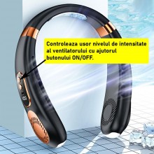 Mini Ventilator Portabil SIKS pentru Gat, Reincarcabil USB-C, Autonomie Mare, Ultra-Silentios, Flux 360°, Intensitate Reglabi... Mini Ventilator Portabil SIKS pentru Gat, Reincarcabil USB-C, Autonomie Mare, Ultra-Silentios, Flux 360°, Intensitate Reglabi...