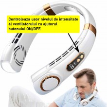 Mini Ventilator Portabil SIKS pentru Gat, Reincarcabil USB-C, Autonomie Mare, Ultra-Silentios, Flux 360°, Intensitate Reglabi... Mini Ventilator Portabil SIKS pentru Gat, Reincarcabil USB-C, Autonomie Mare, Ultra-Silentios, Flux 360°, Intensitate Reglabi...