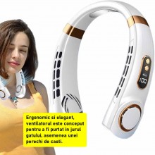 Mini Ventilator Portabil SIKS pentru Gat, Reincarcabil USB-C, Autonomie Mare, Ultra-Silentios, Flux 360°, Intensitate Reglabi... Mini Ventilator Portabil SIKS pentru Gat, Reincarcabil USB-C, Autonomie Mare, Ultra-Silentios, Flux 360°, Intensitate Reglabi...