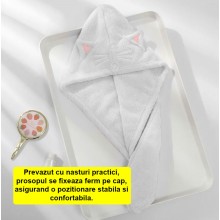 Prosop De Baie SIKS Pentru Copii, Tip Turban, Din Microfriba, Pentru Uscarea Parului, Prevazut Cu Nasture Pentru O Fixare Cat... Prosop De Baie SIKS Pentru Copii, Tip Turban, Din Microfriba, Pentru Uscarea Parului, Prevazut Cu Nasture Pentru O Fixare Cat...