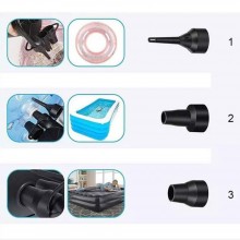 Pompa Electrica SIKS Pentru Umflat Si Dezumflat Saltele, 3 Duze, 240 V,12 V DC, Buton On / Off, Portabil, Negru, PRIZA+auto Pompa Electrica SIKS Pentru Umflat Si Dezumflat Saltele, 3 Duze, 240 V,12 V DC, Buton On / Off, Portabil, Negru, PRIZA+auto