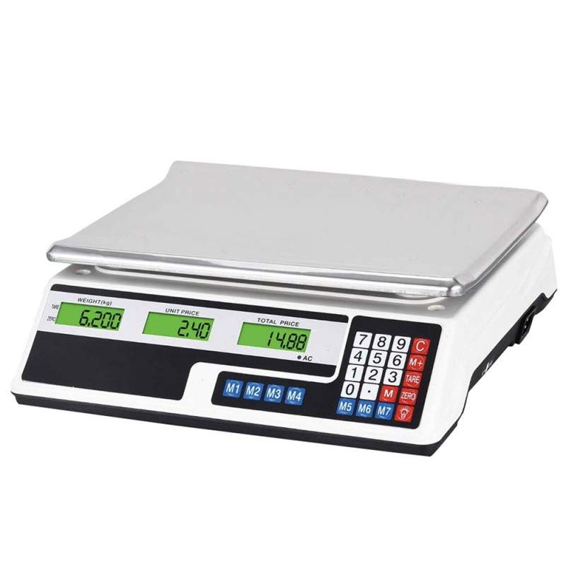 Cantar Electronic Comercial SIKS Pentru Magazin Sau Piata, Pentru Legume / Fructe/ Pepeni, Cantarire Maxima 40 kg, Masurare P... Cantar Electronic Comercial SIKS Pentru Magazin Sau Piata, Pentru Legume / Fructe/ Pepeni, Cantarire Maxima 40 kg, Masurare P...