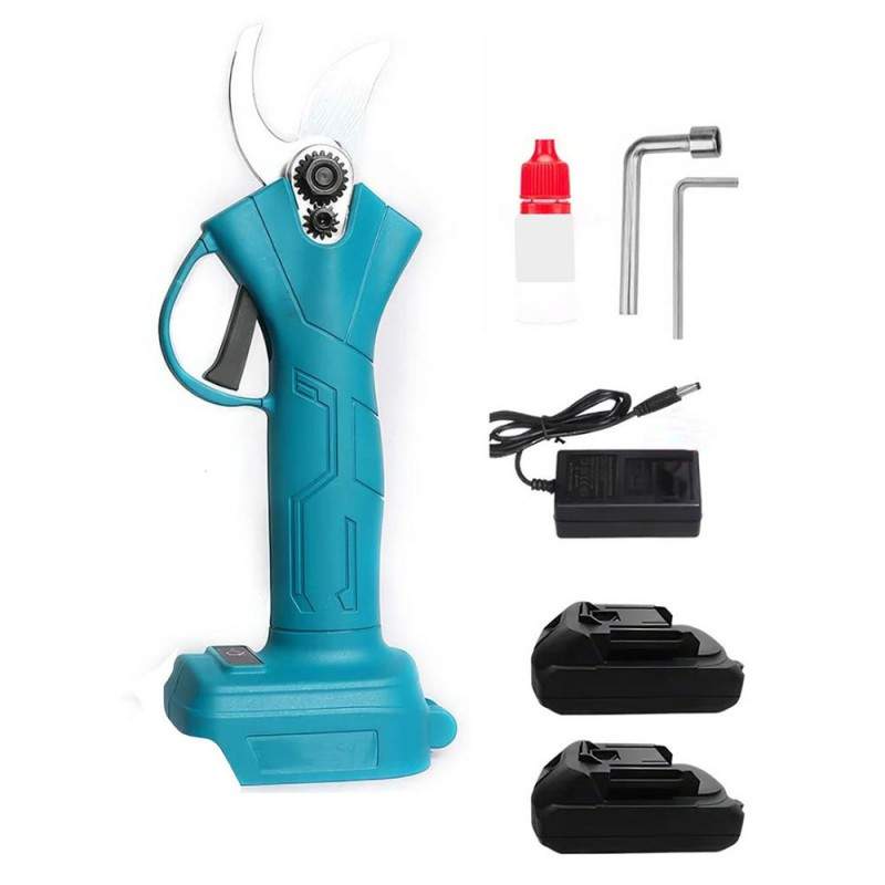 Foarfeca Electrica Automata Portabila SIKS Cu Acumulatori, Pentru Gradina Sau Vie, Lama Din Otel Carbon, Baterie 5000mAh, 2 A... Foarfeca Electrica Automata Portabila SIKS Cu Acumulatori, Pentru Gradina Sau Vie, Lama Din Otel Carbon, Baterie 5000mAh, 2 A...