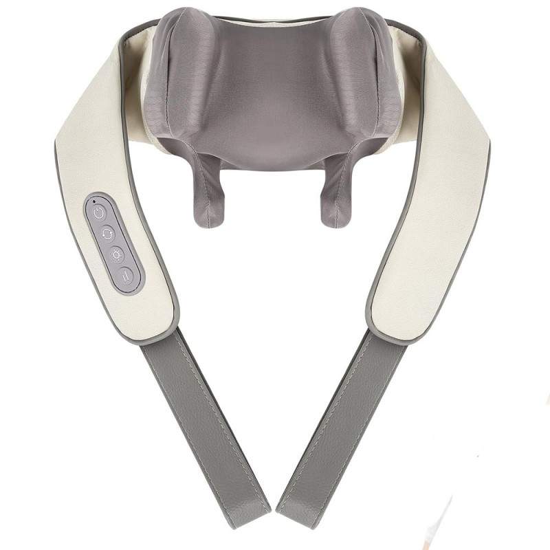 Aparat De Masaj SIKS Cu Role Shiatsu, Pentru Zona Cervicală, Gat, Umeri, Lombar, Dispozitiv De Masaj Pentru Spate Cu Incalzir...