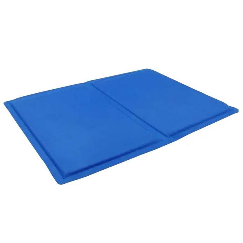 Covoras SIKS Cu Efect De Racire Pentru Caini, Animale De Companie, Tip Saltea, Poliester / Burete / Gel, 40 x 65 cm, Albastru