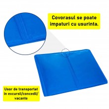 Covoras EDAR Cu Gel Pentru Caini/Pisici/Animale De Companie Tip Saltea Cu Efect De Racire, Dimensiuni 40 x 65 cm, Impermeabil...