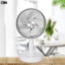 Ventilator De Masa SIKS, Birou, Design Elegant Si Modern, Cablu De Alimentare USB 1m , Diametrul 13cm , 4W, Portabil, Buton D...