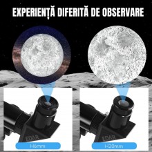 Telescop Portabil Astronomic EDAR pentru Incepatori, Distanta Focala 360mm Si Prisma De 90°, Trepied Aluminiu 28 cm Inclus, A... Telescop Portabil Astronomic EDAR pentru Incepatori, Distanta Focala 360mm Si Prisma De 90°, Trepied Aluminiu 28 cm Inclus, A...