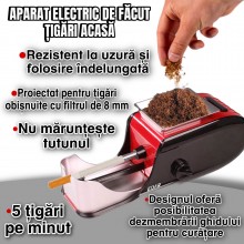 Injector EDAR® pentru tigari cu cablu de incarcare, rosu/negru Injector EDAR® pentru tigari cu cablu de incarcare, rosu/negru