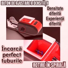 Injector EDAR® pentru tigari cu cablu de incarcare, rosu/negru Injector EDAR® pentru tigari cu cablu de incarcare, rosu/negru