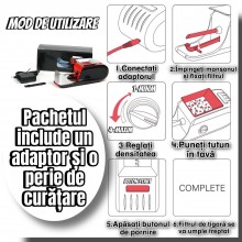 Injector EDAR® pentru tigari cu cablu de incarcare, rosu/negru Injector EDAR® pentru tigari cu cablu de incarcare, rosu/negru