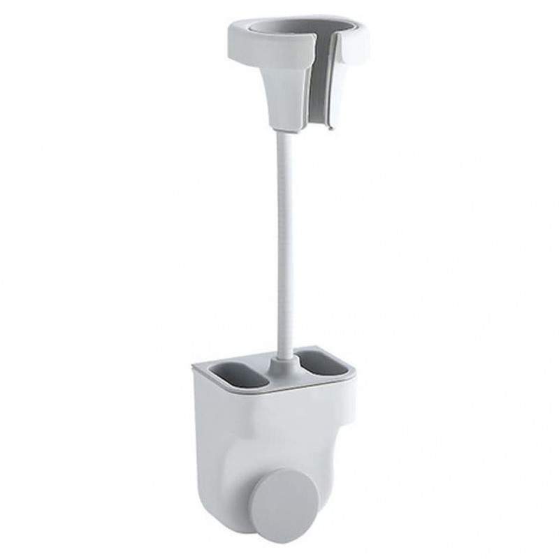Suport EDAR Pentru Uscatorul De Par Sau Para Dus, Ideal Pentru Baie, Montare Perete, Lipire, Rezistent, Reglabil, Spatii De D...