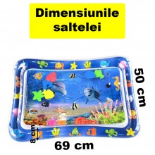 Saltea Gonflabila EDAR Pentru Bebelusi Si Copii, Centru Activitati Pentru Joaca Interactiva, PVC, Cu Apa, Tema Ocean Cu Pesti... Saltea Gonflabila EDAR Pentru Bebelusi Si Copii, Centru Activitati Pentru Joaca Interactiva, PVC, Cu Apa, Tema Ocean Cu Pesti...