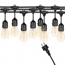 Ghirlanda Luminoasa Decorativa SIKS Cu Becuri De Interior/Exterior/Gradina, cu Alimentare la Priza, Pendule LED, 20 Metri, Lu...