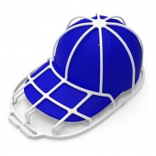 Suport Cadru SIKS Pentru Spalare Sapca Sau Palarie La Masina De Spalat, Marime Universala, Plastic, Alb