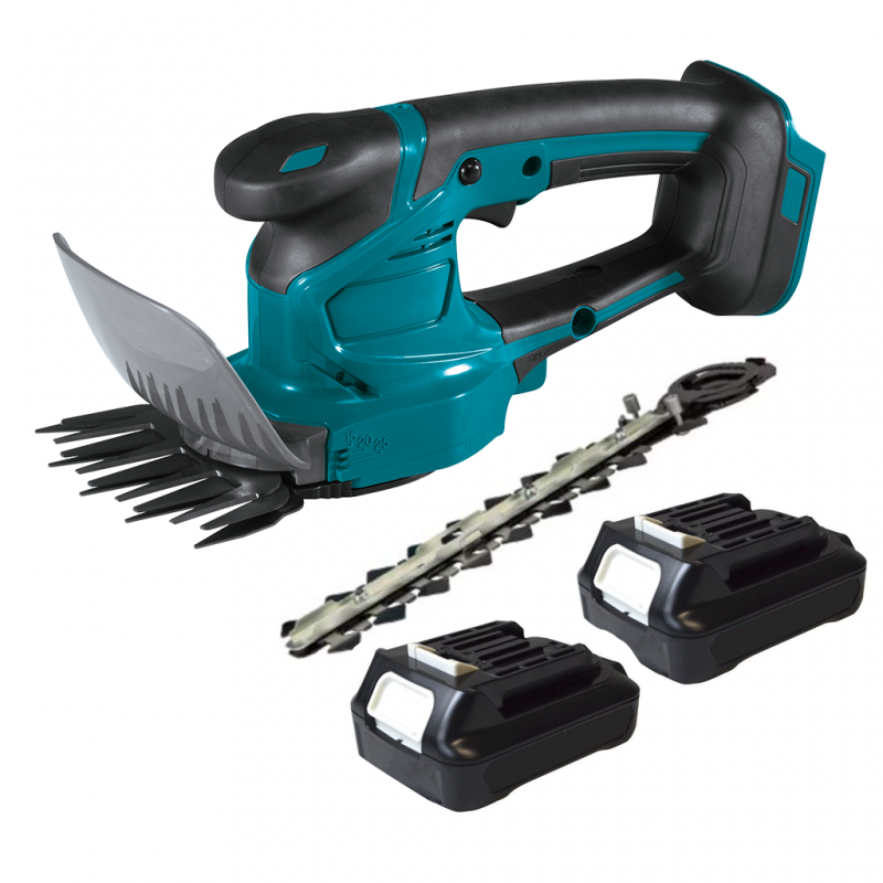 Foarfeca Electrica SIKS Pentru Tuns Gard Viu Si Iarba, Fara Fir, Doi Acumulatori Li-Ion 36V, Incarcator Inclus, 11/20 cm