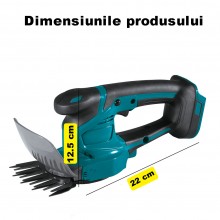 Foarfeca Electrica SIKS Pentru Tuns Gard Viu Si Iarba, Fara Fir, Doi Acumulatori Li-Ion 36V, Incarcator Inclus, 11/20 cm