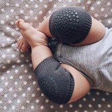 Set Protectie EDAR Pentru Copii Si Bebelusi, Bumbac, Silicon Antialunecare, Protejeaza Impotriva Zgarieturilor, 0-36 Luni, Bl...