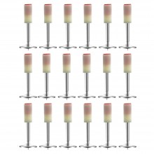 Set 100 x Cui Fixare EDAR, Autopropulsare, Pentru Pistol Manual, Model CIuperca, 7.2 mm, Alb/Argintiu