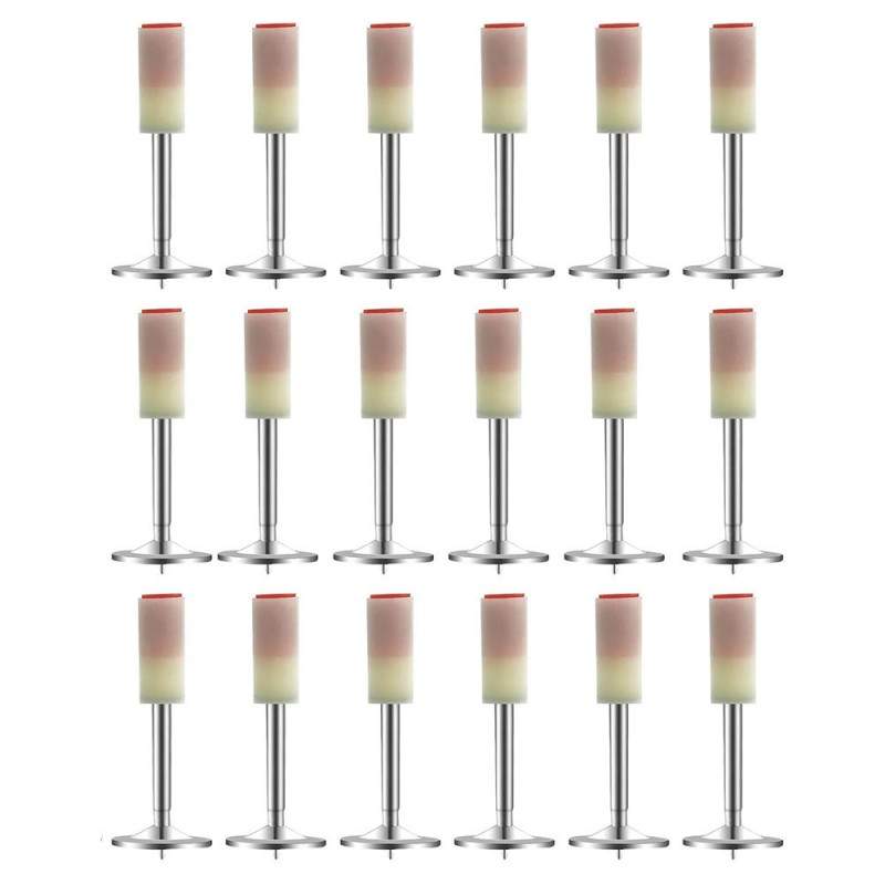 Set 100 x Cui Fixare EDAR, Autopropulsare, Pentru Pistol Manual, Model CIuperca, 7.2 mm, Alb/Argintiu