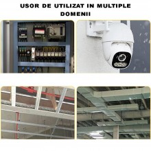 Set 100 x Cui Fixare EDAR, Autopropulsare, Pentru Pistol Manual, Model CIuperca, 7.2 mm, Alb/Argintiu