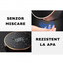Dozator Electric Sapun EDAR Cu Senzor De Miscare, Automat, Dispenser Cu 3 Trepte Viteza, Display Temperatura Si Umiditate Amb...