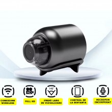 Mini Camera De Supraveghere EDAR, Tip Dispozitiv Spion, Detectie Miscare, Wireless, Aplicatie Telefon, Full HD, Vedere Noctur... Mini Camera De Supraveghere EDAR, Tip Dispozitiv Spion, Detectie Miscare, Wireless, Aplicatie Telefon, Full HD, Vedere Noctur...